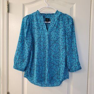 Worthington Petite 3/4 Quarter Sleeve Blouse